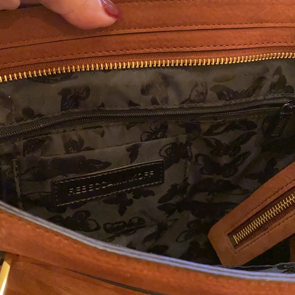 Rebecca Minkoff rust suede tote! NWOT - Picture 3 of 4
